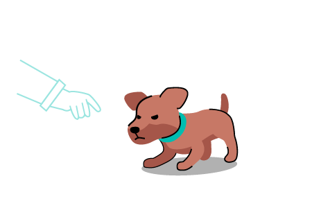 More aggressive, possibly even biting